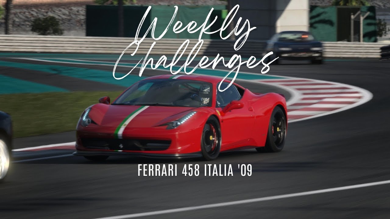 Gran Turismo 7 -🔴Ferrari 458 Italia '09🔴(Yas Marina) - Ferrari Circuit Challenge - Hood Cam (PS5 HD)