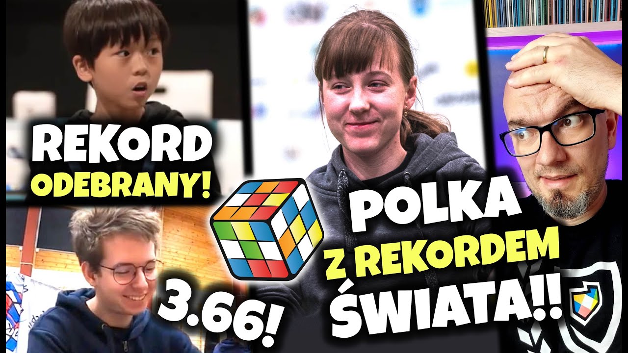 WR 2x2x2 WANGA anulowany, ER 3x3x3 Tymona, WR blindfolded 12.00