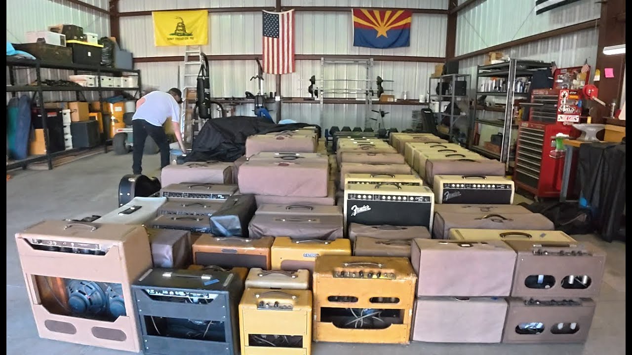 Buying Over 100 Vintage Fender Amps & Rare Guitars in The Middle of Nowhere in Arizona!