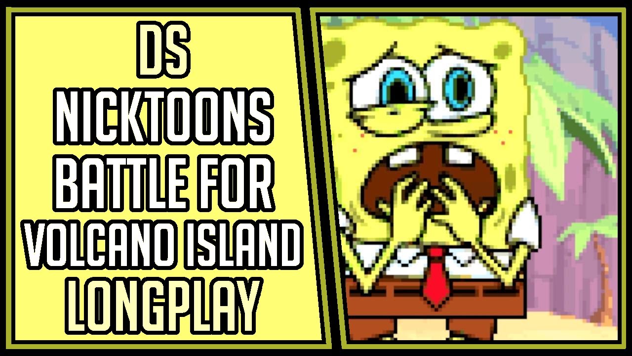 Nicktoons: Battle for Volcano Island (99%+Bonus) | DS  | Longplay | Walkthrough #42 [4Kp60]