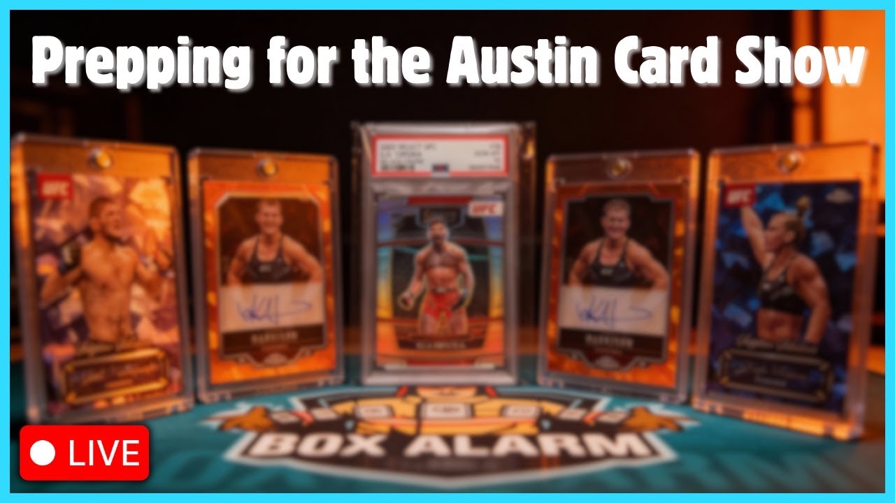 Pricing UFC Cards for the Austin Card Show | LIVE COMPS Will these sell?!
