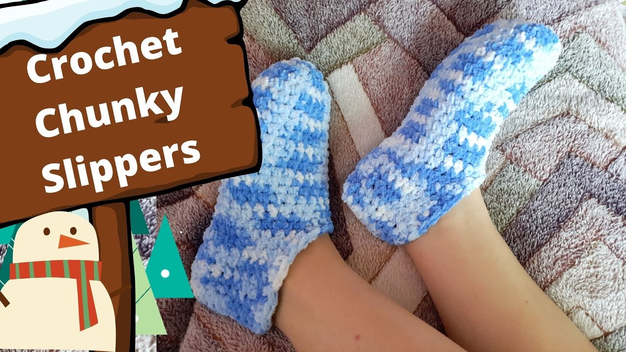Crochet Easy Slippers/ Crochet Sandals/ Crochet Footies (Crochet For Beginners | Learn to Crochet)