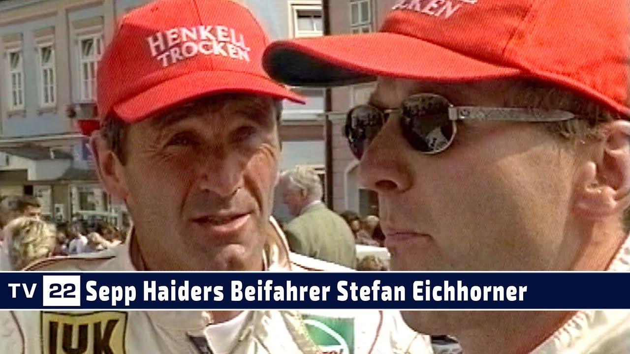 MOTOR TV22: Sepp Haiders Co-Pilot Stefan Eichhorner im Gespräch im TV22 Studio