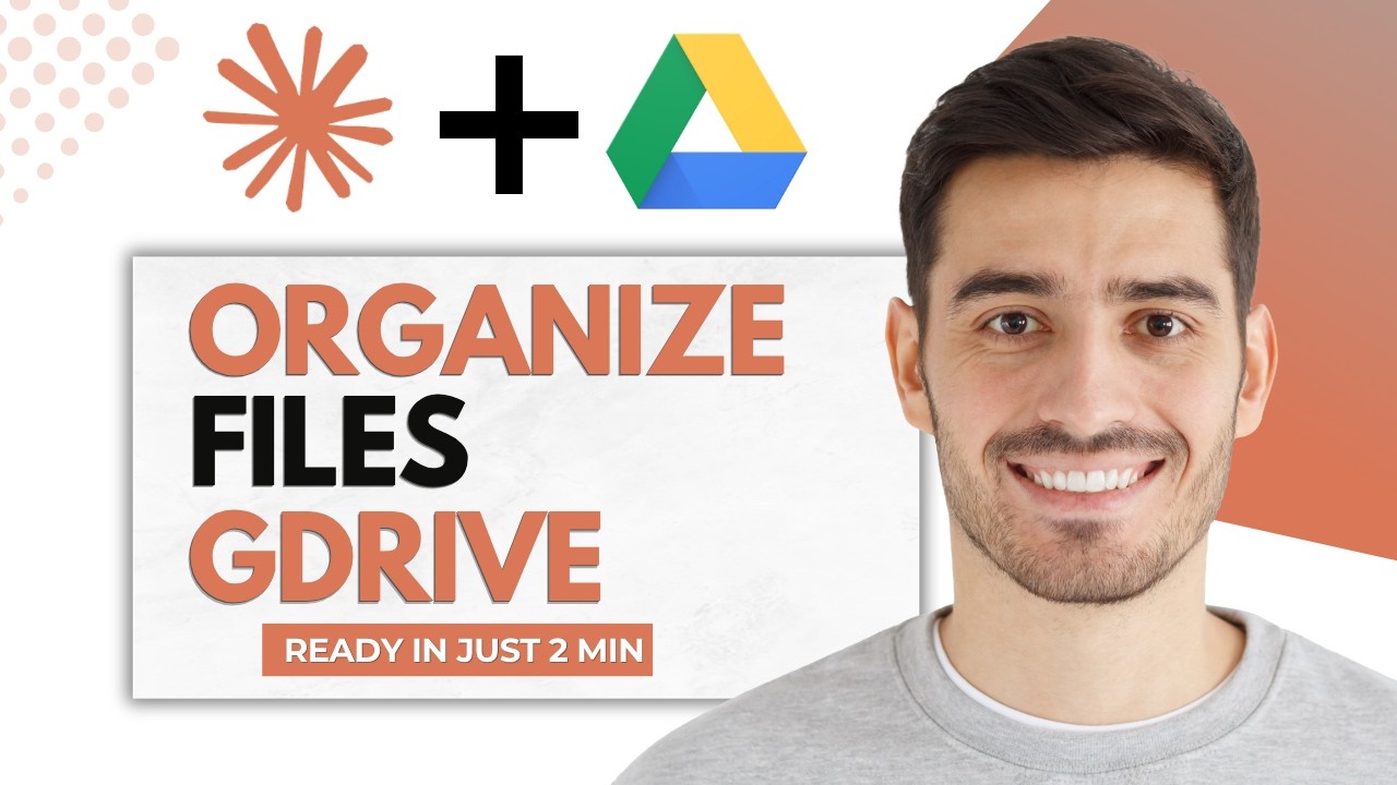 How to Organize Files in Google Drive using Claude (Full Guide)