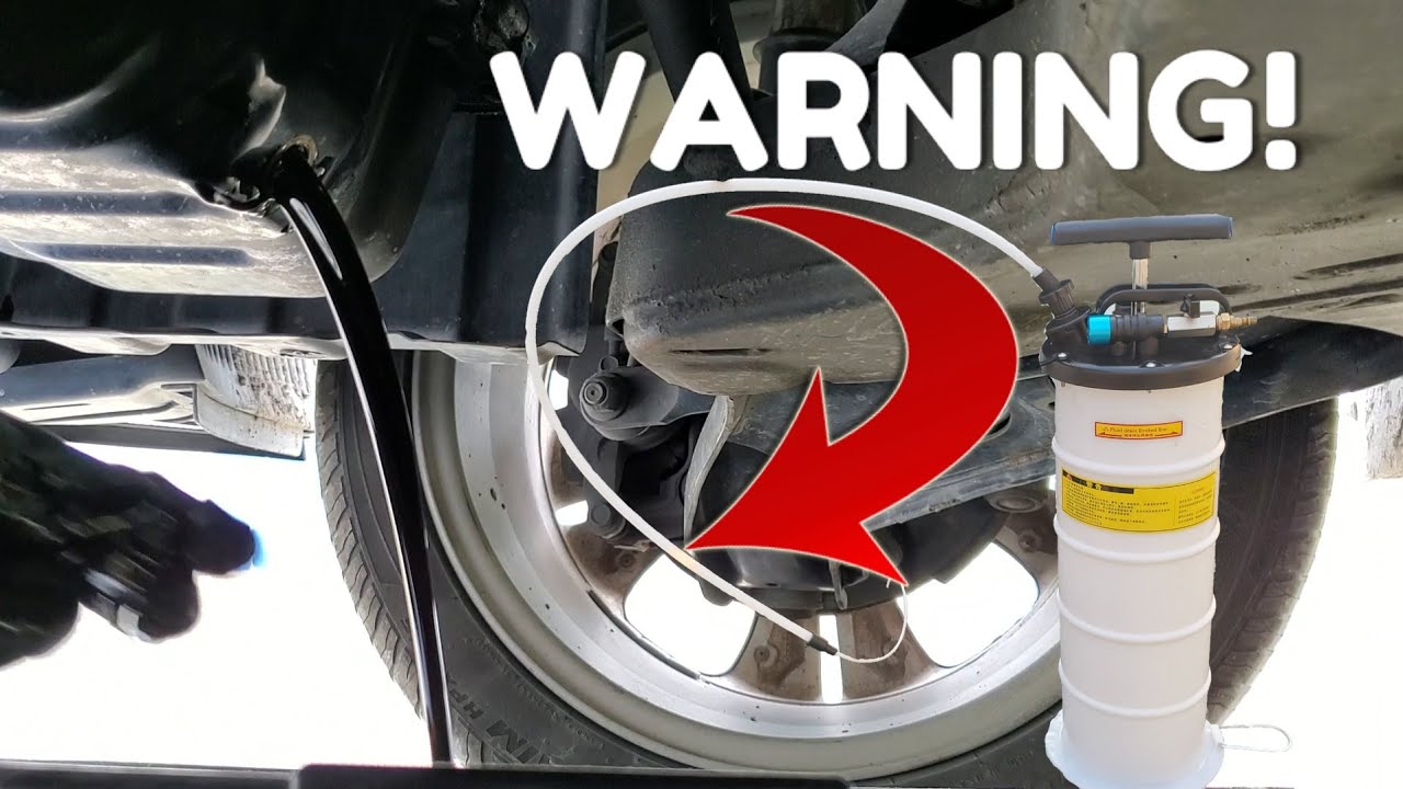 Pneumatic oil extractor isn't safe!?