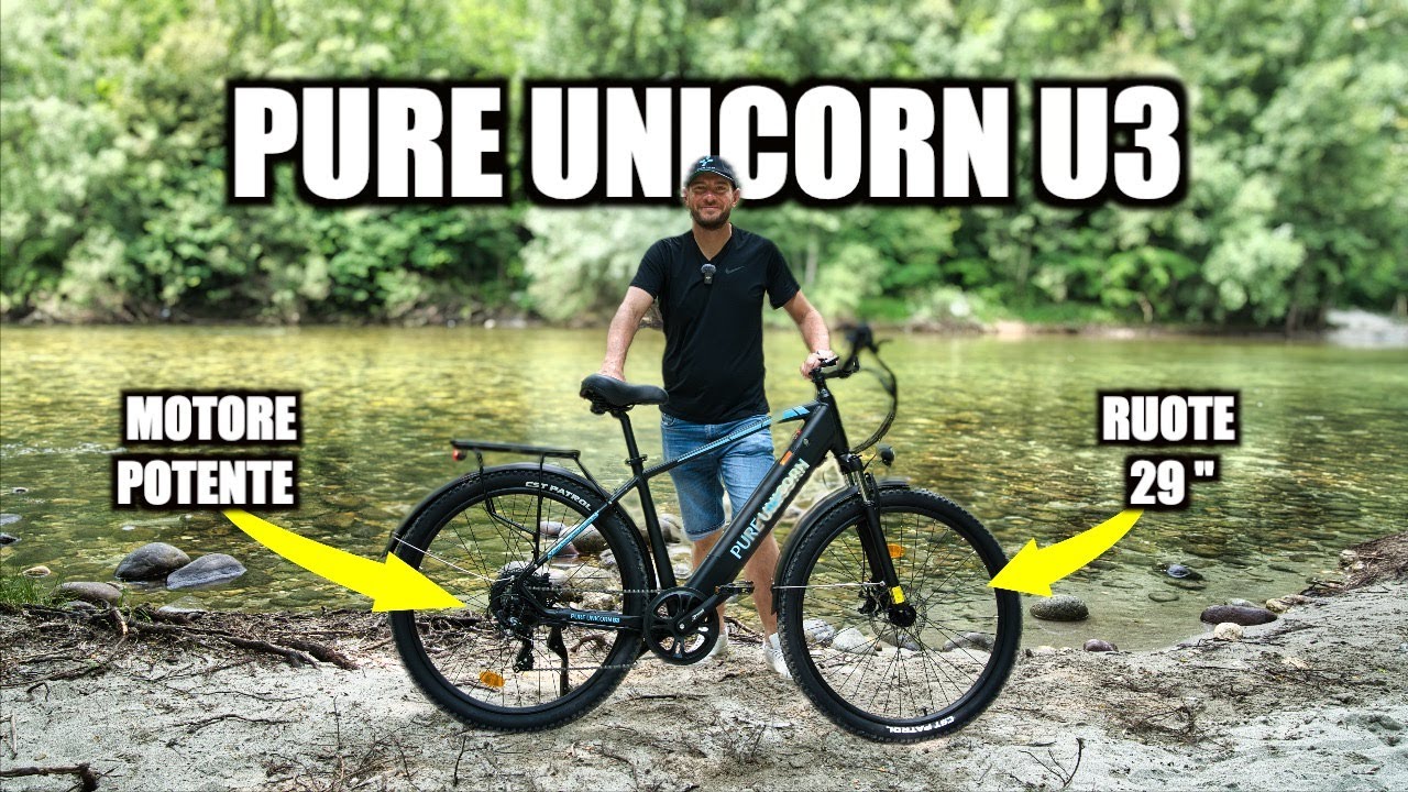Ottima Bici Elettrica da TREKKING ECONOMICA ! PURE UNICORN U3