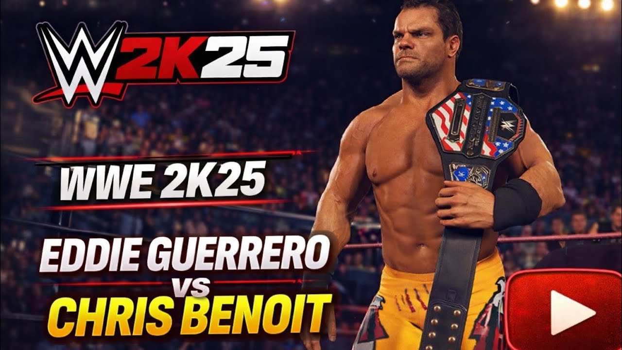 WWE 2K25 - Eddie Guerrero vs Chris Benoit | PC Mods 4K 60 Fps
