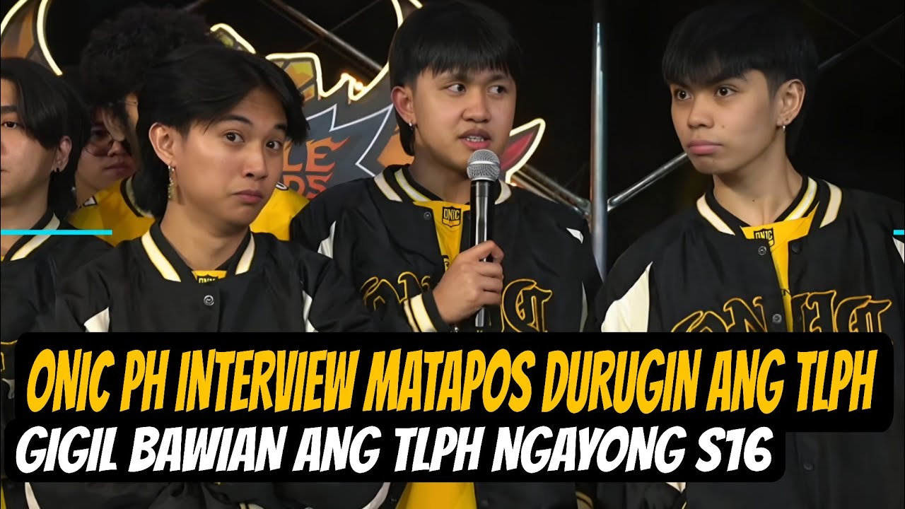 ONIC PH INTERVIEW matapos durugin ang TLPH sa unang pagharap, gigil bawian ang TLPH ngayong s16