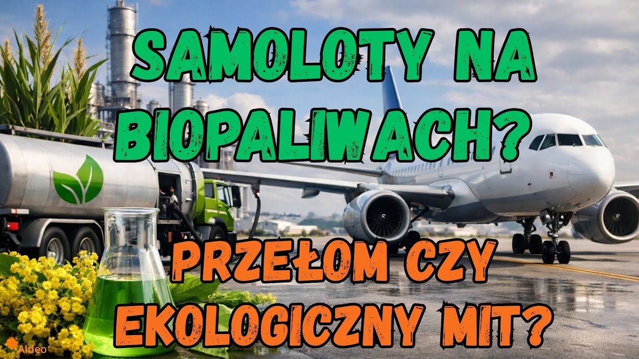 Samoloty na biopaliwach &ndash; przełom czy ekologiczny mit?
