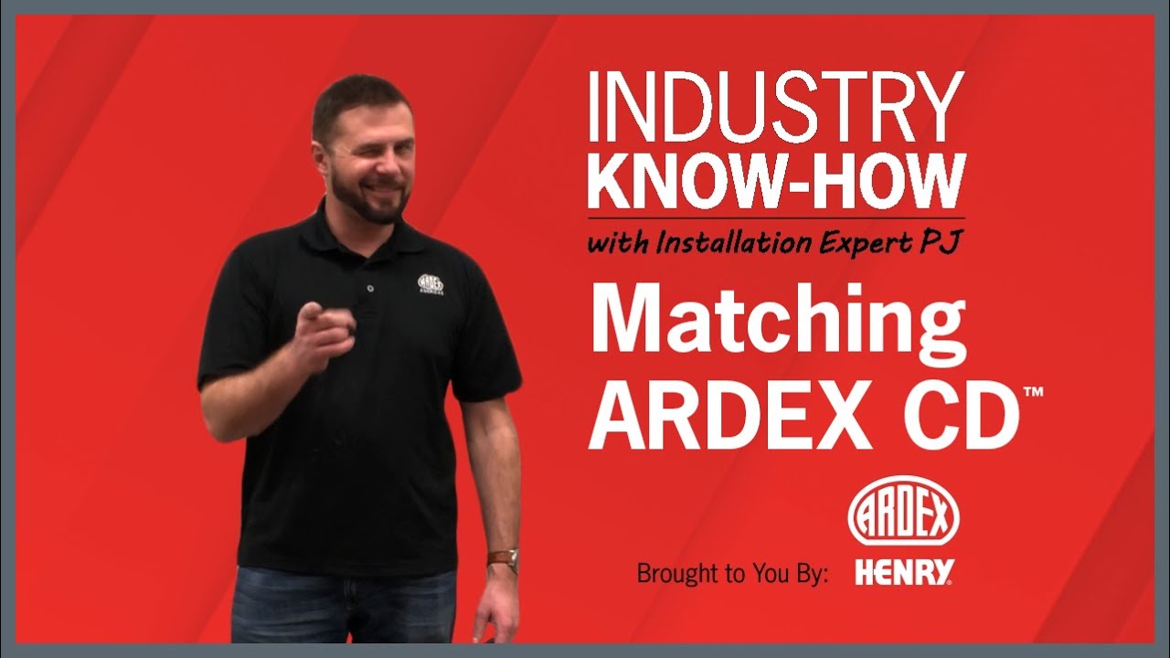 Industry Know-How with PJ: Matching ARDEX CD&trade;
