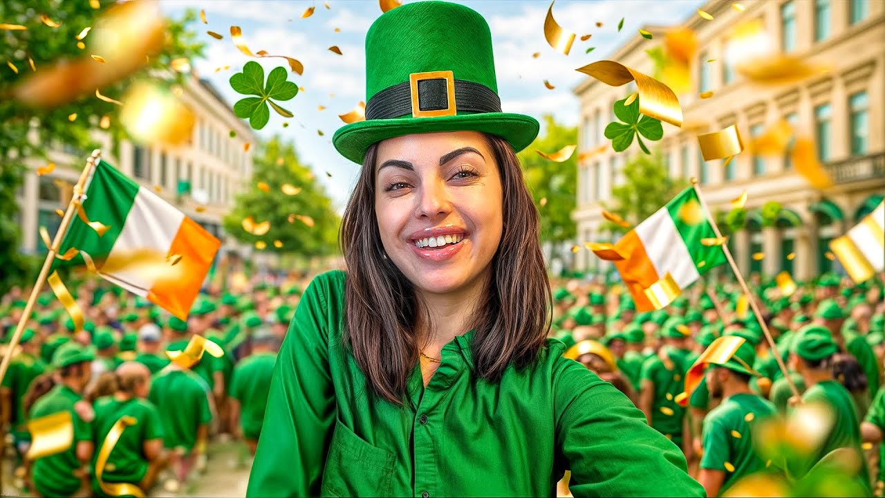 Je vis la vraie Saint-Patrick à Dublin… C’était FOU ! 🇮🇪☘️