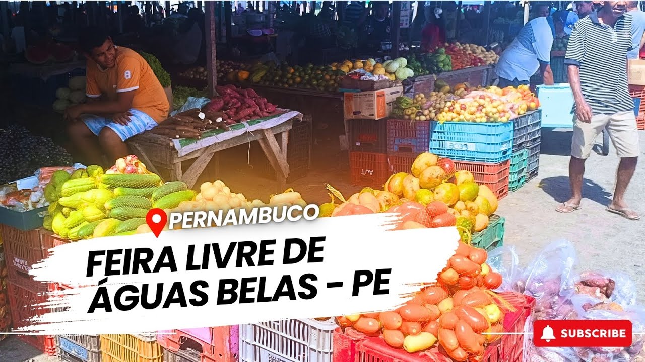 FEIRA LIVRE DE ÁGUAS BELAS  - PE