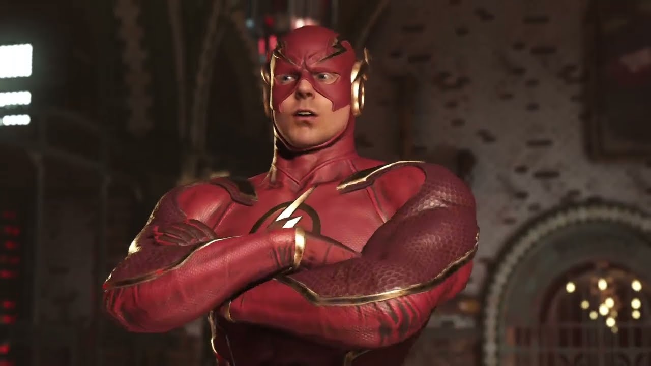 Injustice 2:casual redhood vs flash