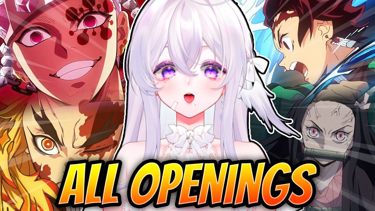 Vtuber Reacts to ALL Demon Slayer Openings | Non KnY fan Reacts