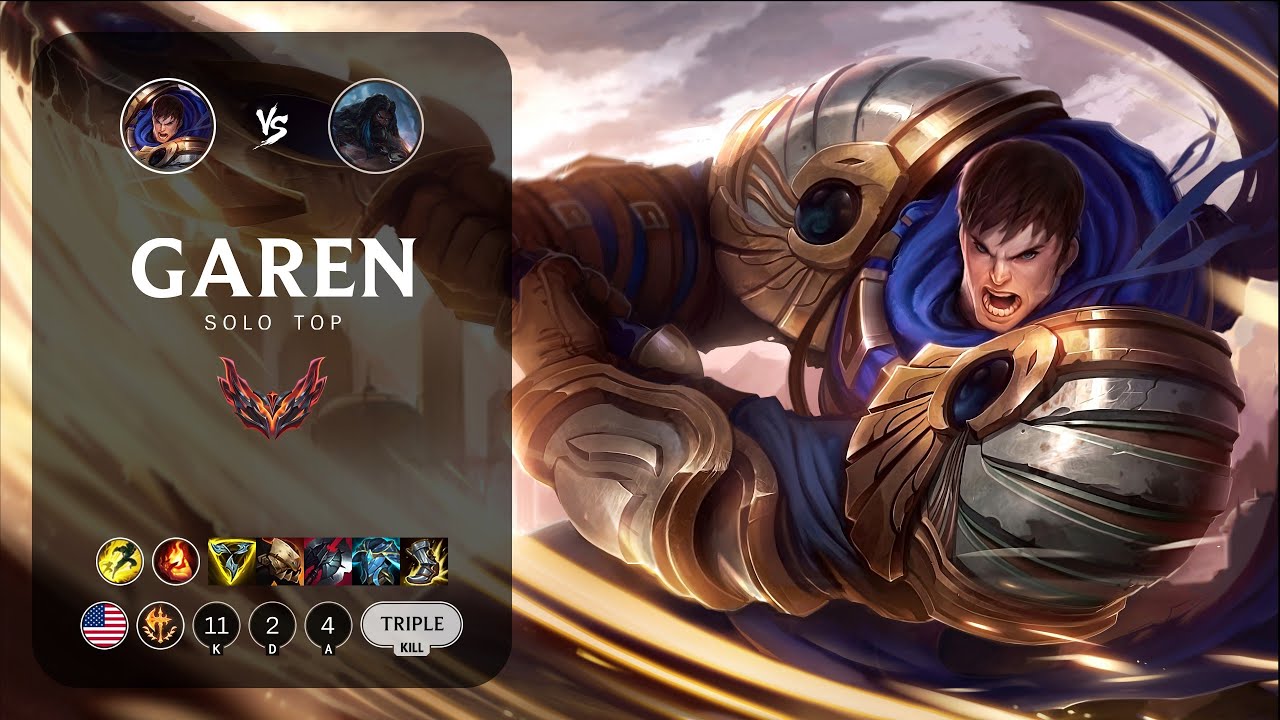 Garen Top vs Udyr - NA Grandmaster Patch 14.2