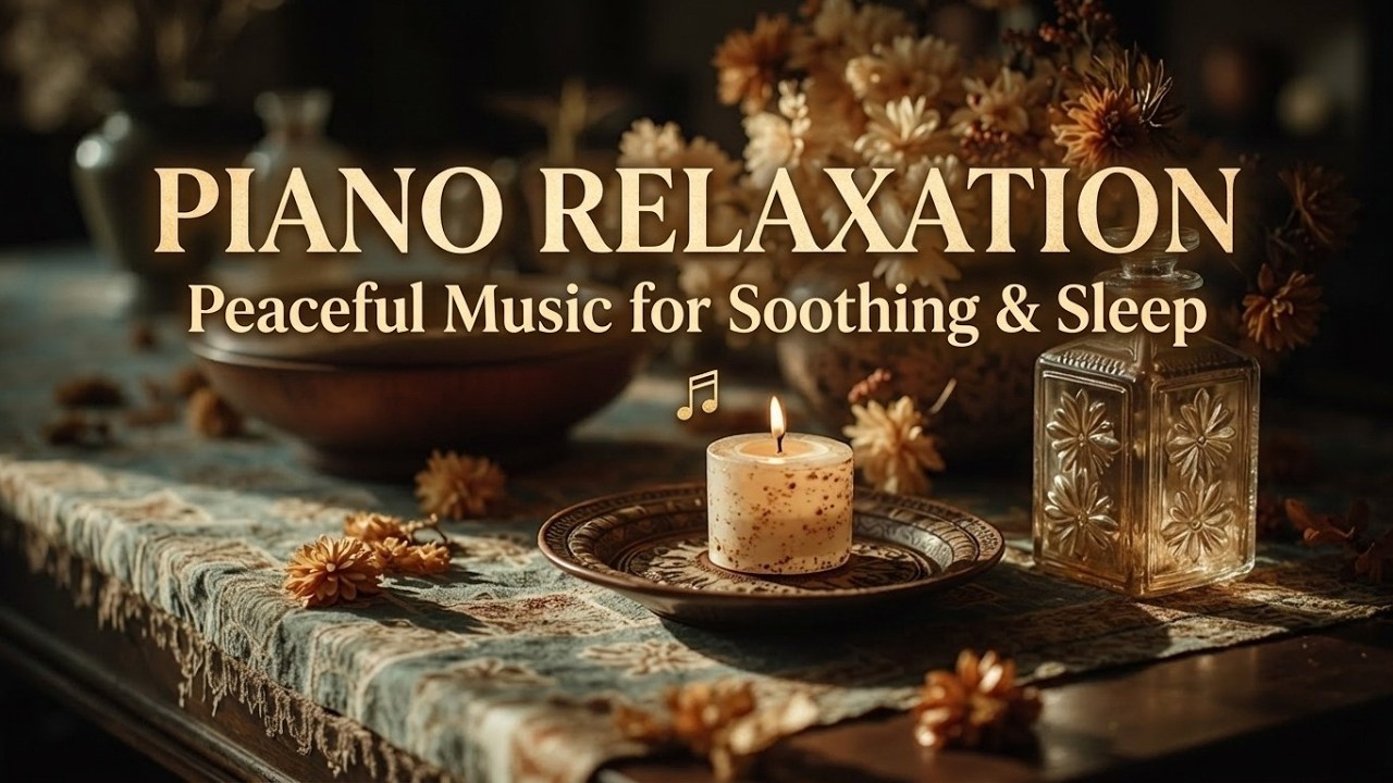 Música de piano para spa ~ Piano relajante para masajes y meditación profunda en bienestar