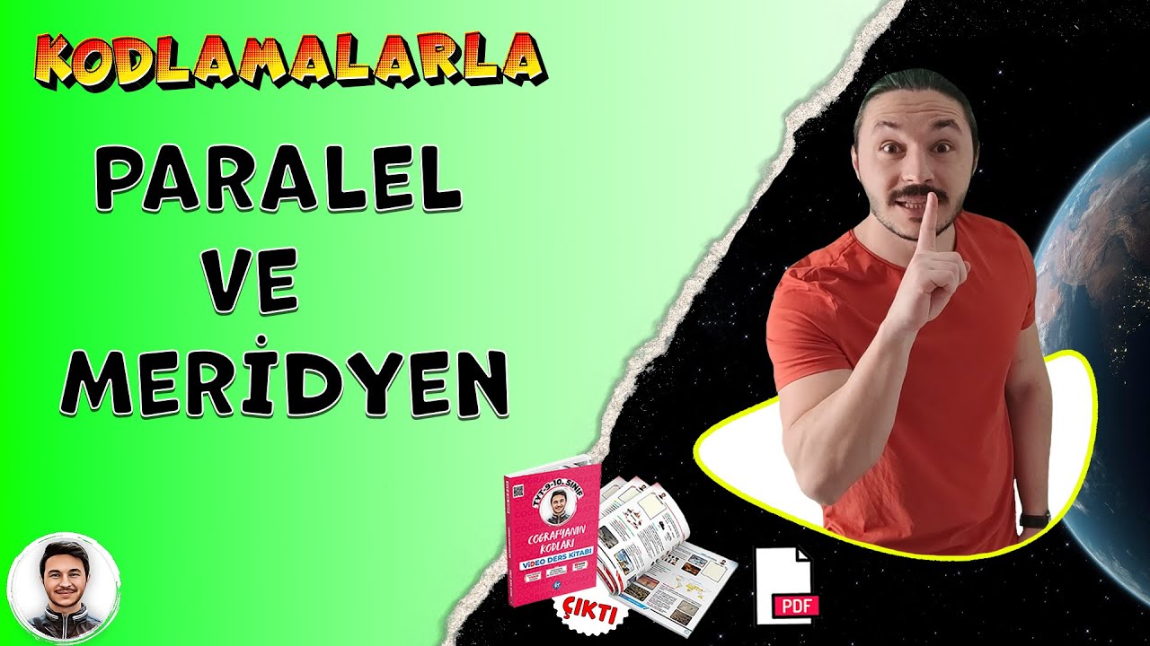 Paralel ve Meridyenler 🌎 COĞRAFİ KONUM Tyt coğrafya 9.sınıf coğrafya konu anlatımı 📂PDF