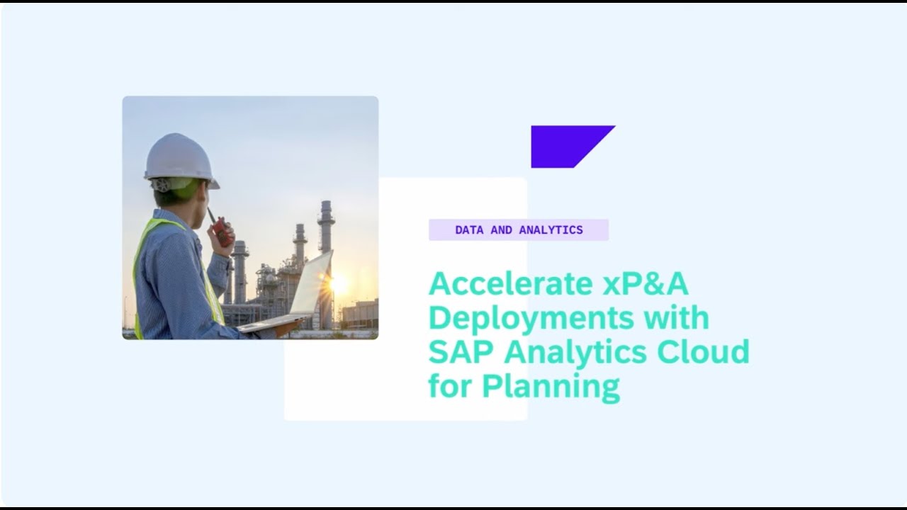Accelerate xP&A Deployments with SAP Analytics Cloud for Planning - DA101v