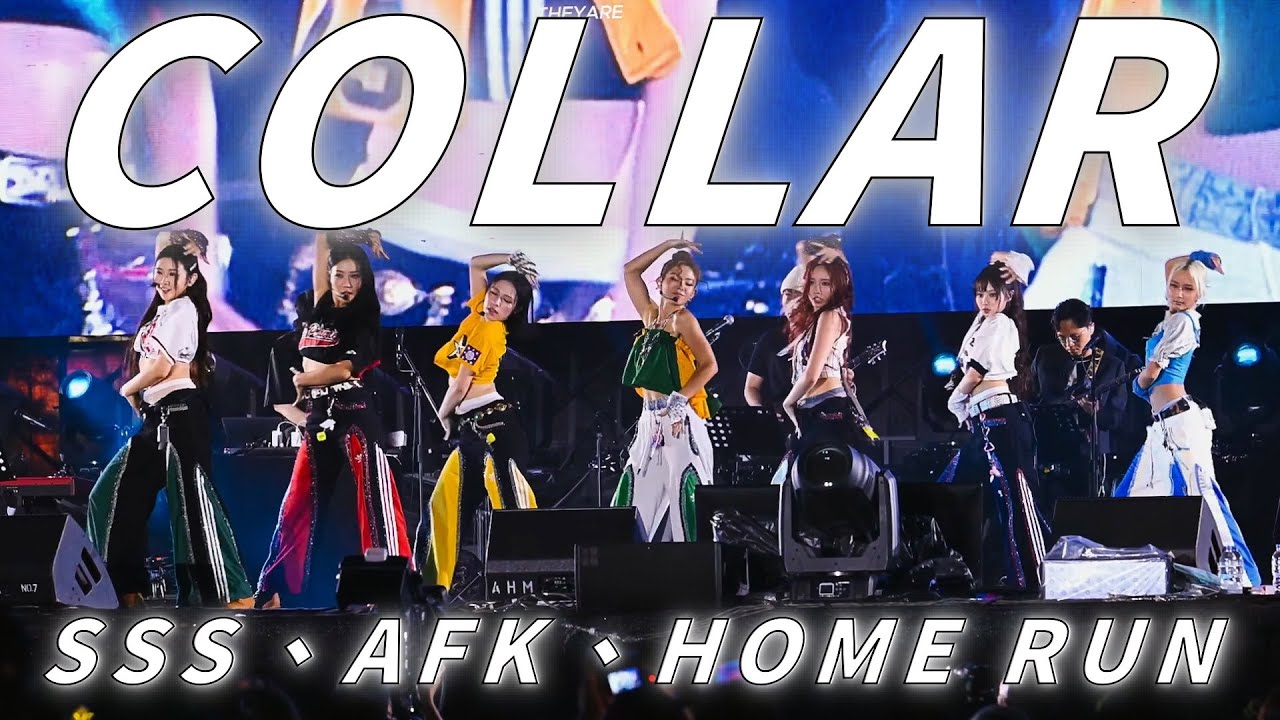《SSS》  《AFK???》《Home Run》COLLAR｜西九音樂節｜20241102｜IVY SO , DAY , CANDY , MARF , SUMLING , WINKA , GAO