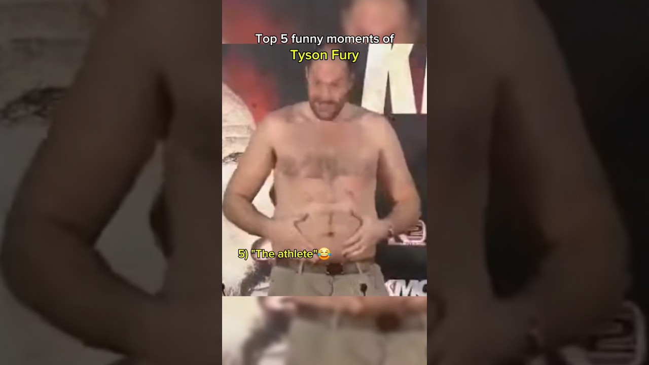 Tyson Fury funny moments😂 #tysonfury #tyson #fury #funny #funnymoments #shorts #usa #retierd