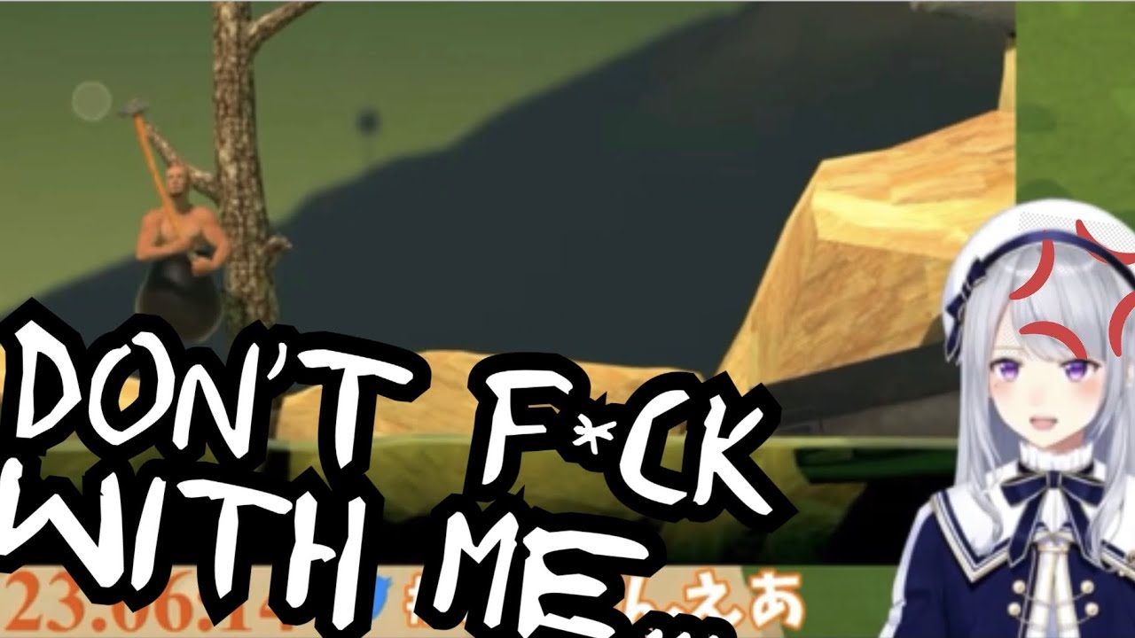 【ENG SUB】Higuchi Kaede goes insane over a game (Getting over it)