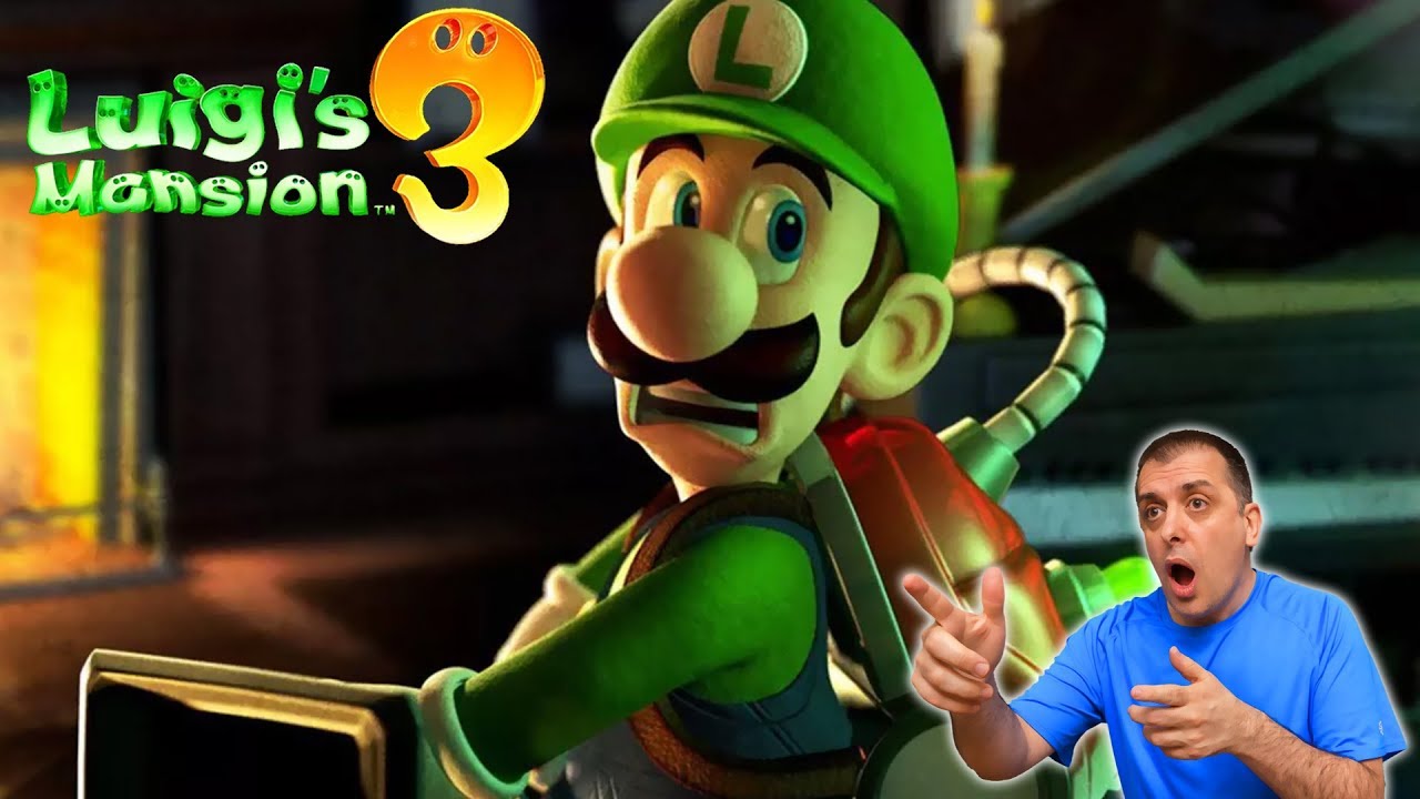 Tengo una ASPIRADORA DE FANTASMAS. Luigi's Mansions 3 EN VIVO