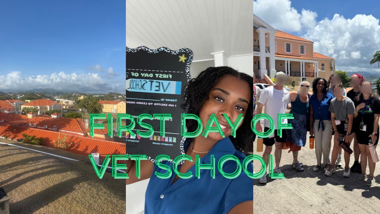First Day Of Vet School | SGU| Caribbean Vet School 