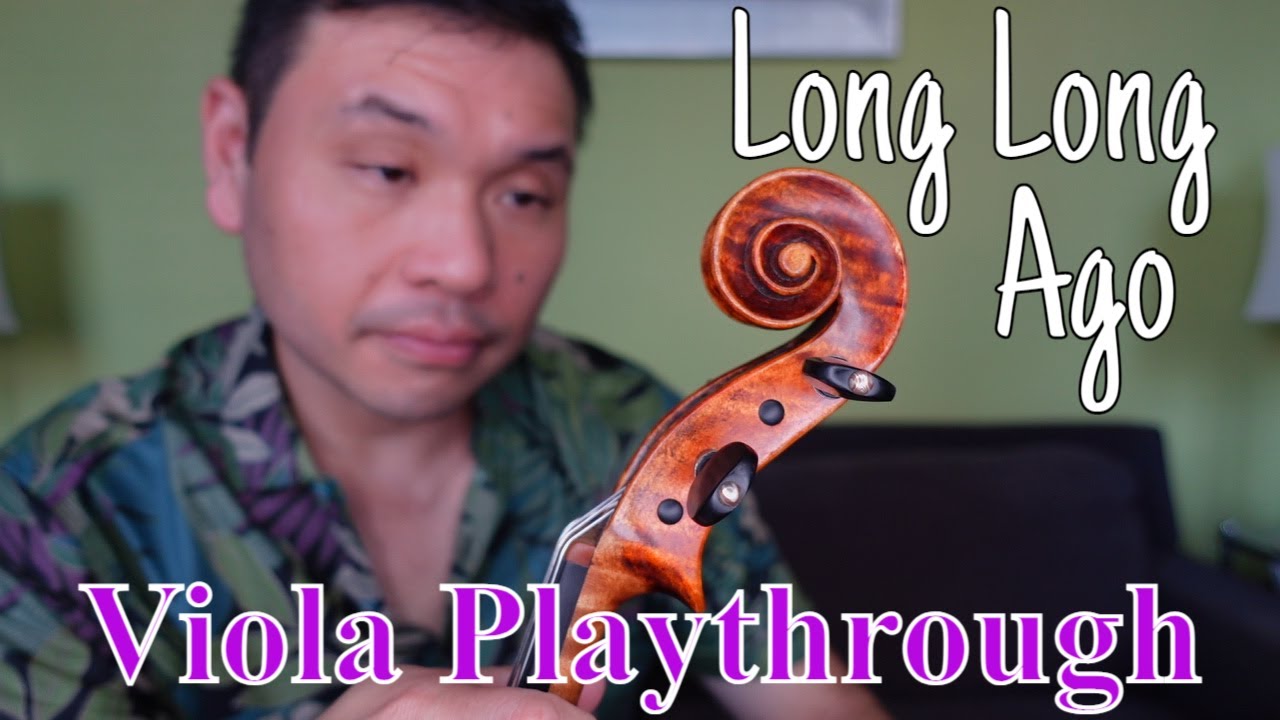 Long Long Ago - Suzuki Viola Book 1(song #8) Playthrough- Slow and Fast