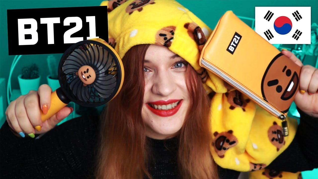 BT21 (& BTS) HAUL FROM KOREA 🇰🇷 Suga & Shooky