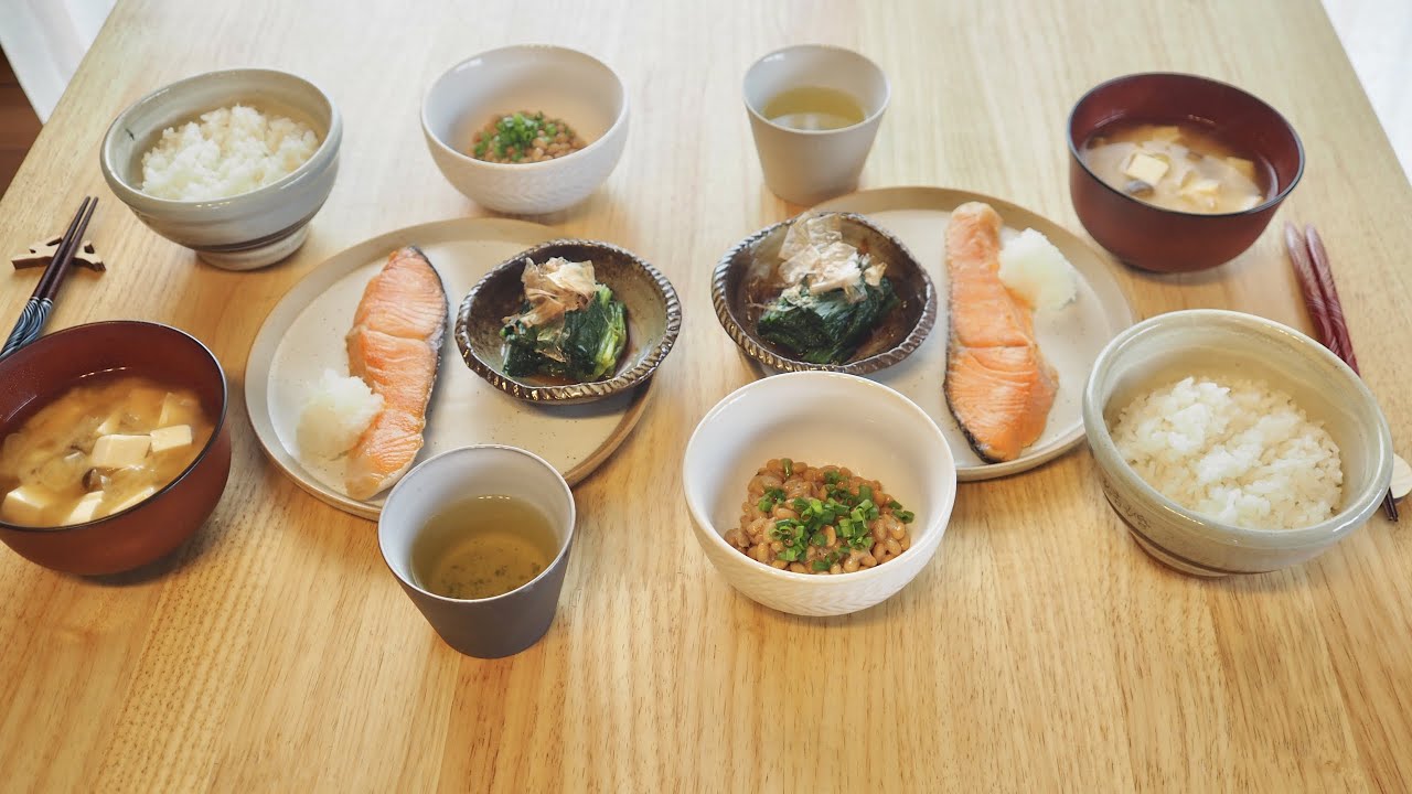 El desayuno típico japonés (日本の朝食) / Comida japonesa casera【Receta】