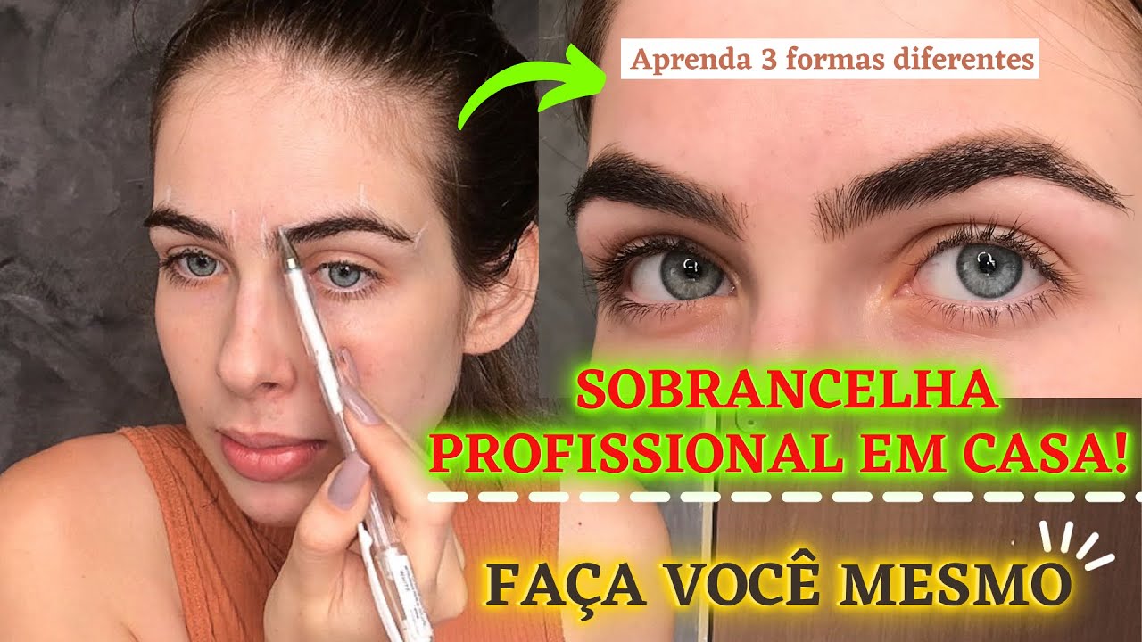 Como fazer sobrancelha de forma PROFISSIONAL em CASA SOZINHA | FAÇA VOCÊ MESMO | INGRID LORRANE