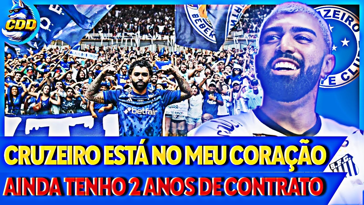 🦊😱 OLHA o que o GABIGOL falou do CRUZEIRO! CRUZEIRO ESTÁ NO MEU CORAÇÃO! AINDA TENHO 2 ANOS...