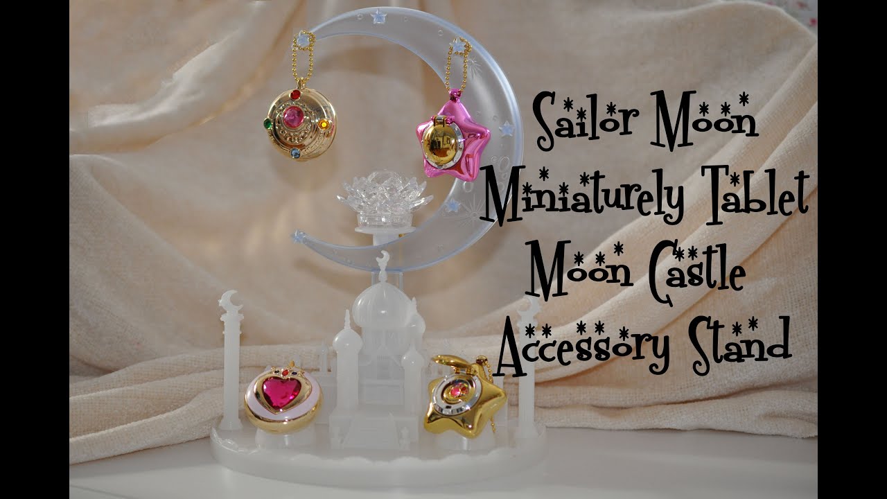 Sailor Moon Miniaturely Tablet Moon Castle Accessory Stand