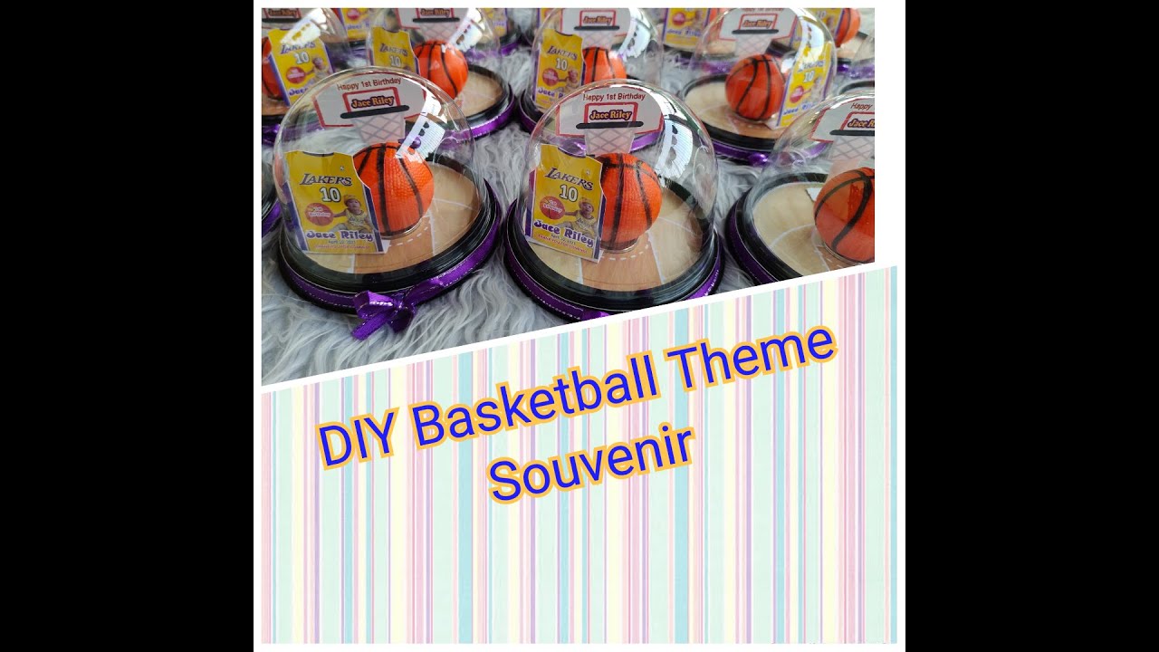 DIY Basketball Souvenir for Birthday
