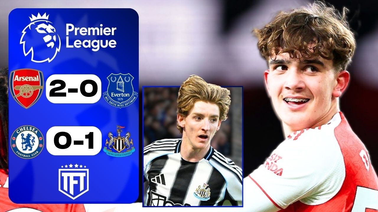 Arsenal 10 CLEAR! DOWMAN DAGGER! Arsenal 2-0 Everton Highlights! Chelsea LOSE Chelsea 0-1 Newcastle