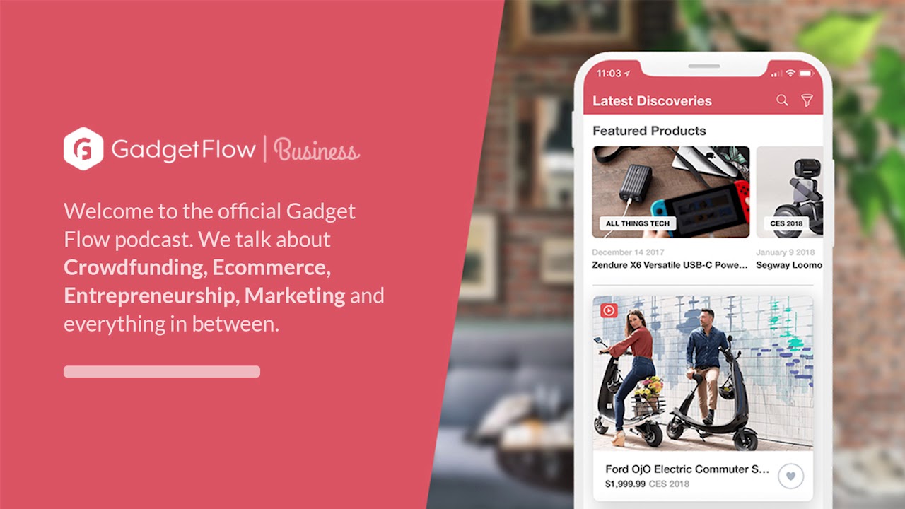 Gadget Flow Podcast  Episode 3 - How Narek Vardanyan Founder of Volterman Raised $2M on Indiegogo