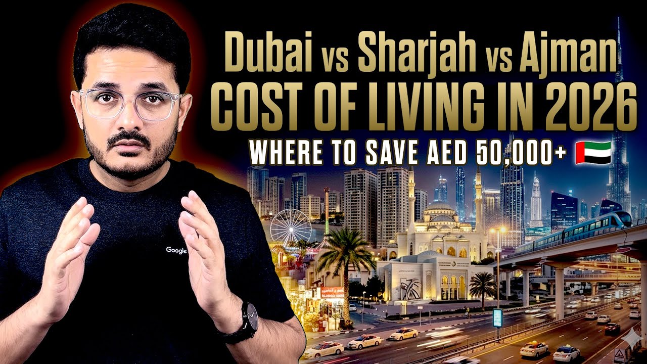 Latest 2026 Cost of Living Updates | Dubai vs Sharjah vs Ajman 💸 Best Budget Places to Live!