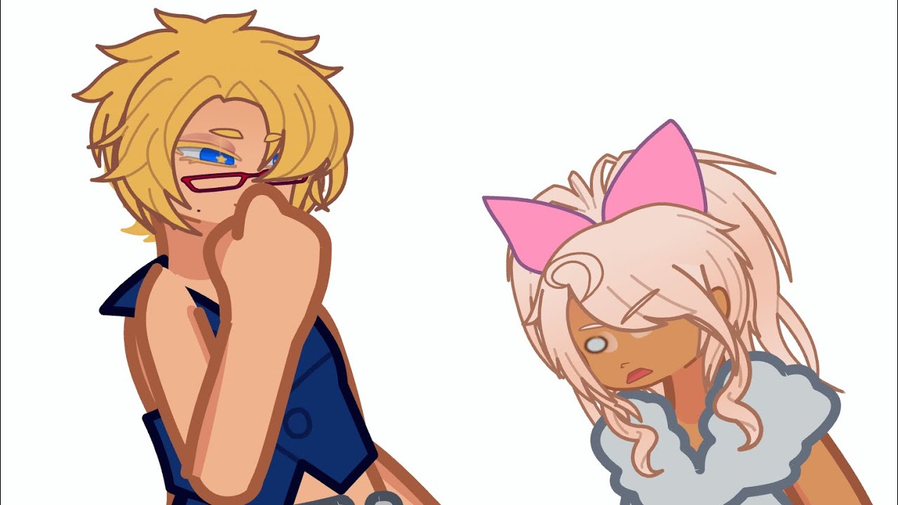 " everyone looks awful from underneath ! "  |  gacha oc meme