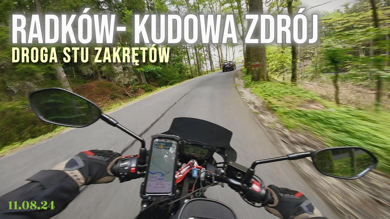 Radków- Kudowa Zdrój | Droga stu zakrętów | Cała trasa | Suzuki SV650