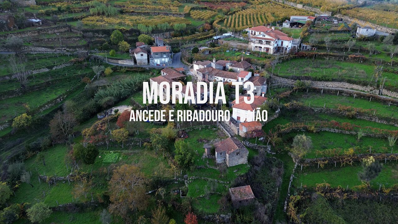 MORADIA COM VISTAS DESAFOGADAS SOBRE O VALE DO RIO DOURO EM ANCEDE E RIBADOURO