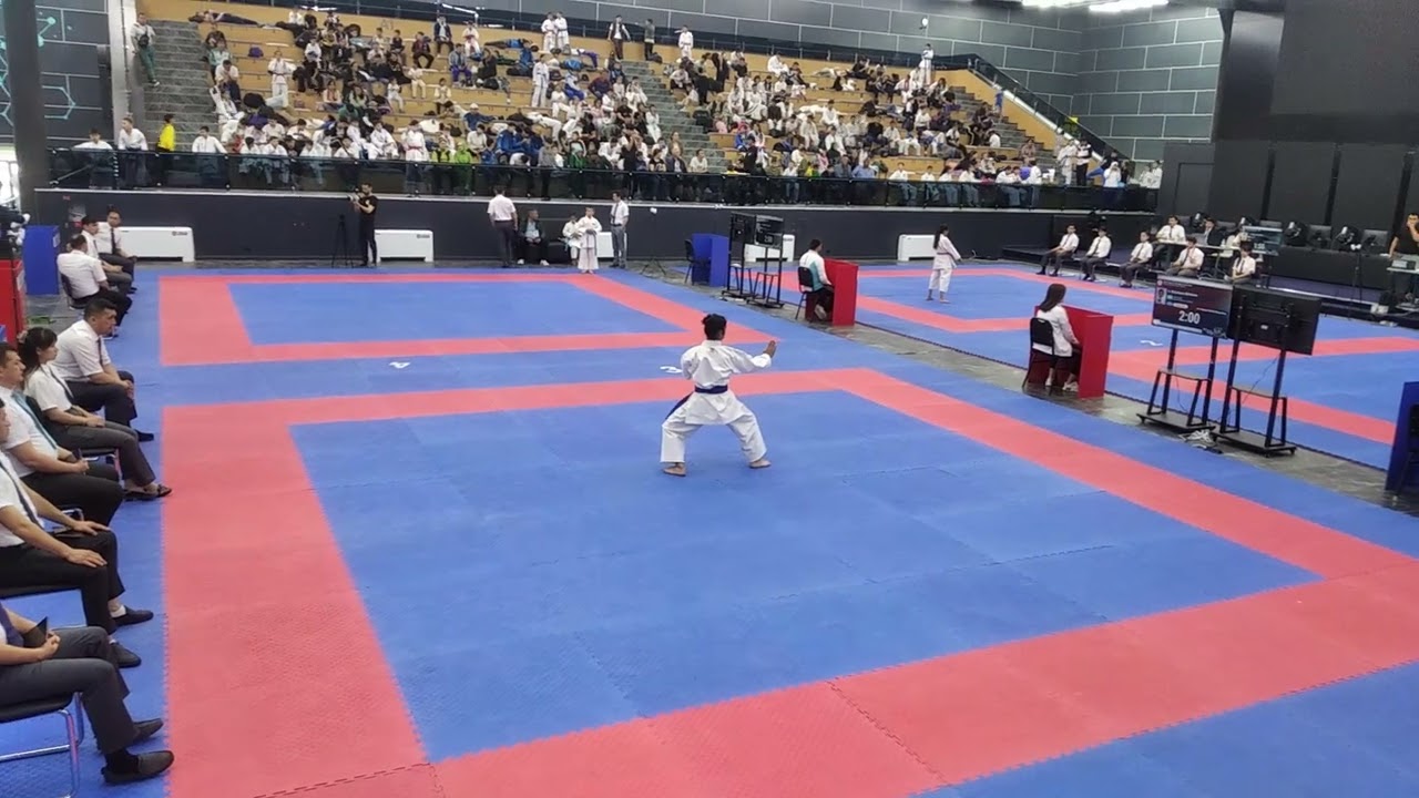 Karate wkf uzb kubugu 13-19.2024 Jizzah  Mõminova Maktubaxon (Bassai-Dai) kata