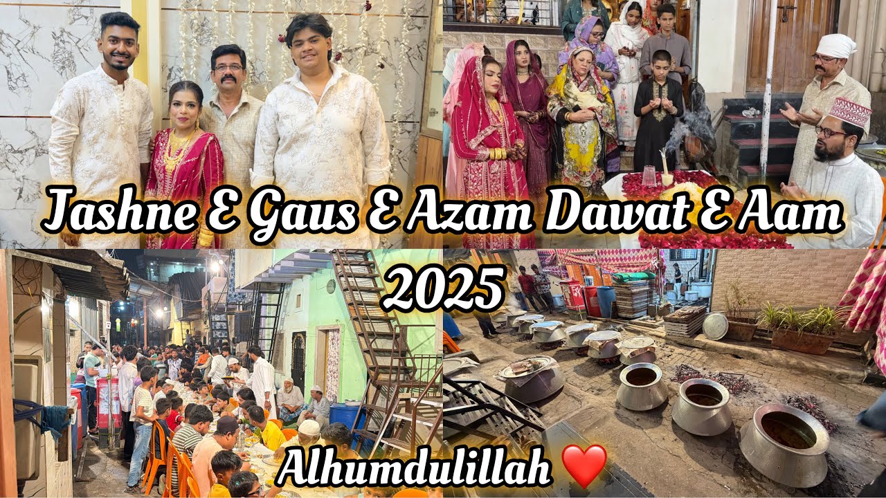 Alhumdulillah❤️Har Saal Ki Tarah Is Saal Bhi Kiye Jashne Gaus E Azam Dawat E Aam✨2025 | Langar E Aam