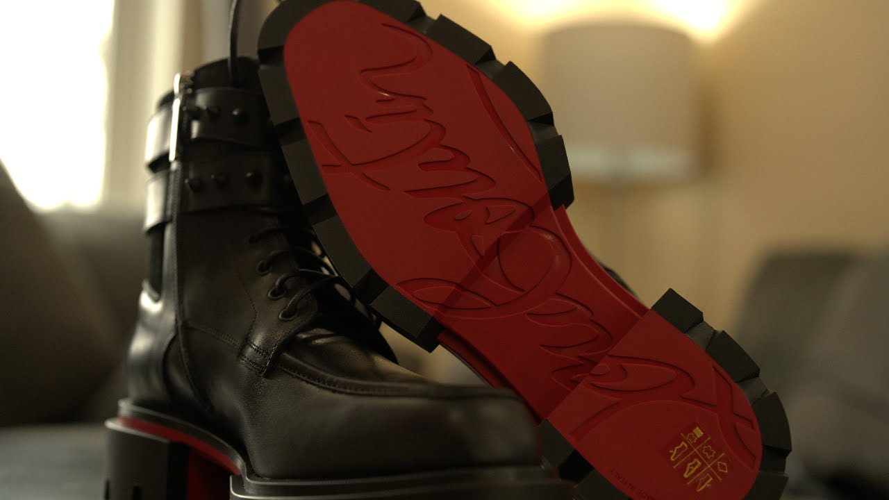 An Uninteresting Unboxing: Christian Louboutin Combat Boots