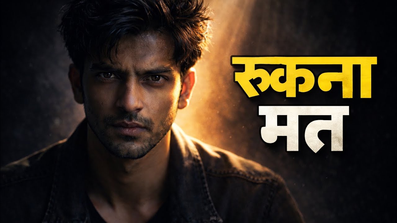 रुकना मत motivational video hindi | Powerful Hindi Motivation
