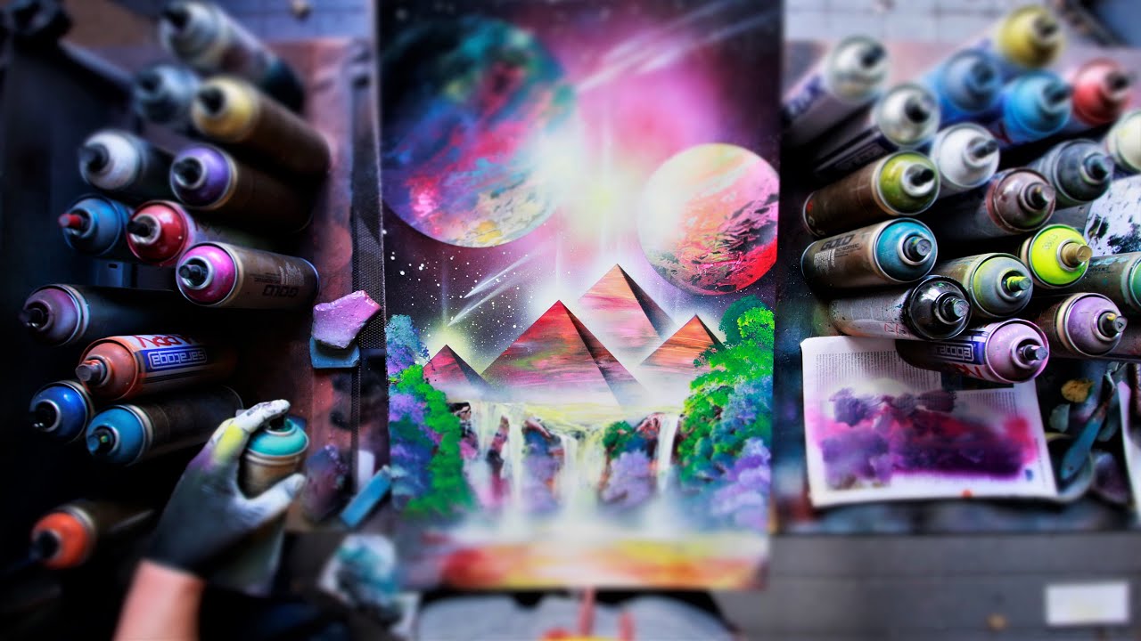 Ancient Amazon - SPRAY PAINT ART by Skech