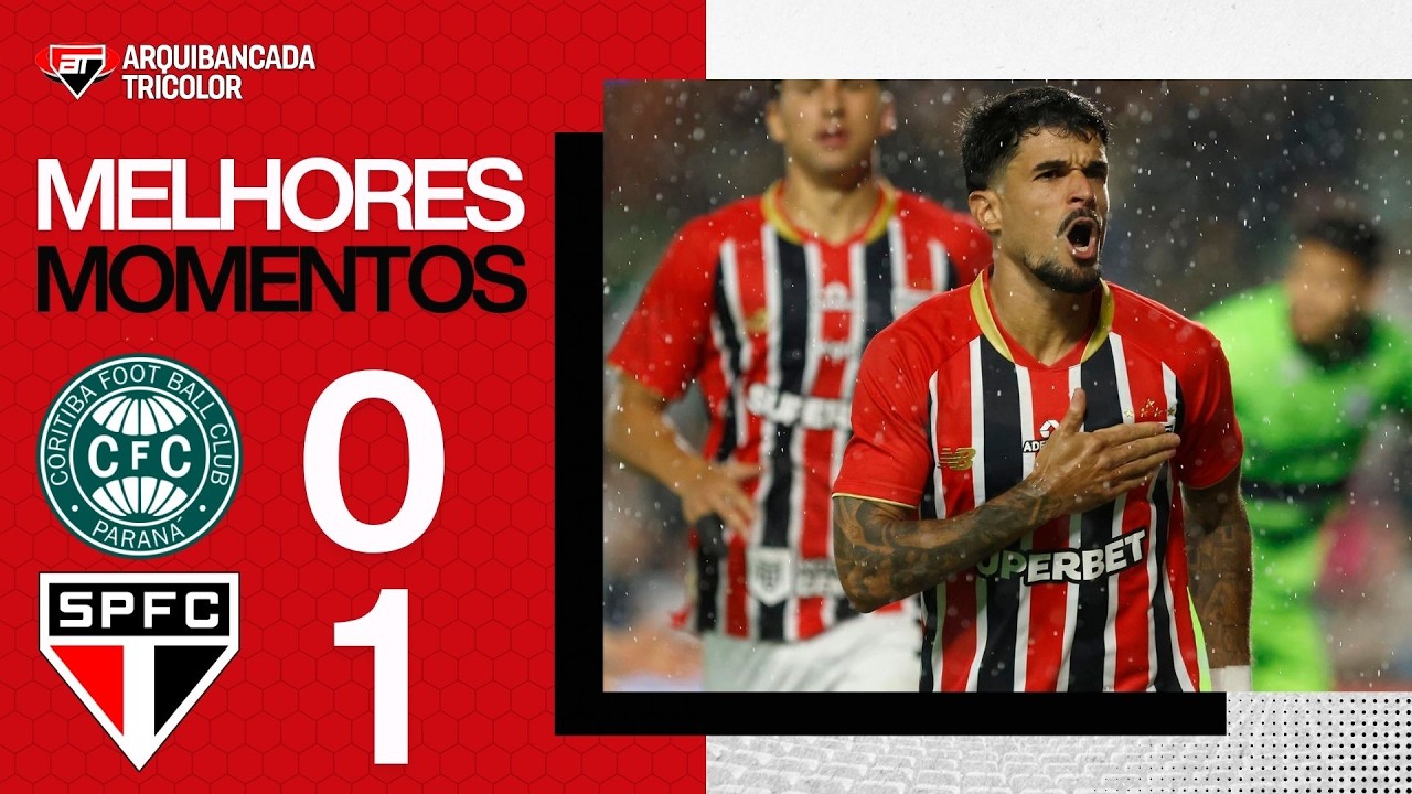 VITÓRIA NA MARRA! CORITIBA 0x1 SÃO PAULO | MELHORES MOMENTOS