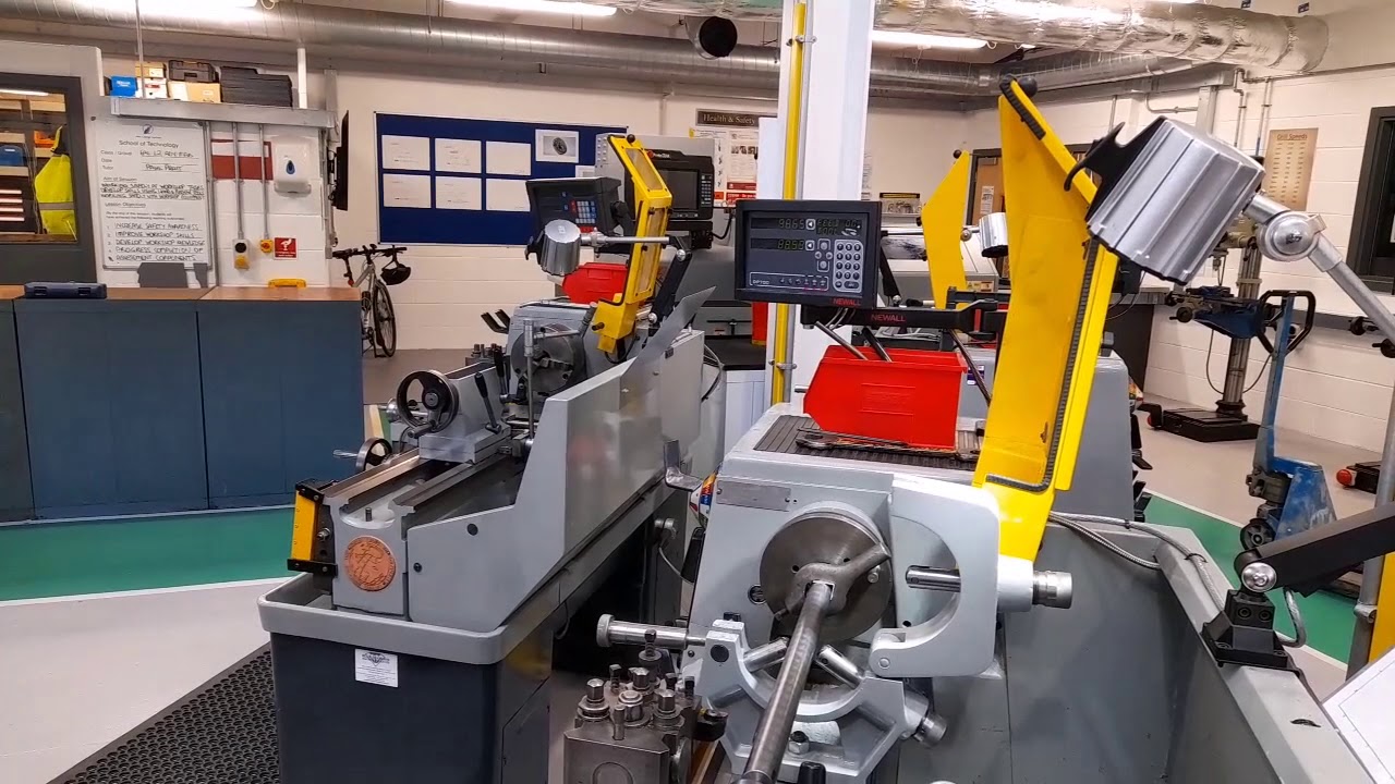 Lathe - Turning Between Centres Using a Lathe Steady