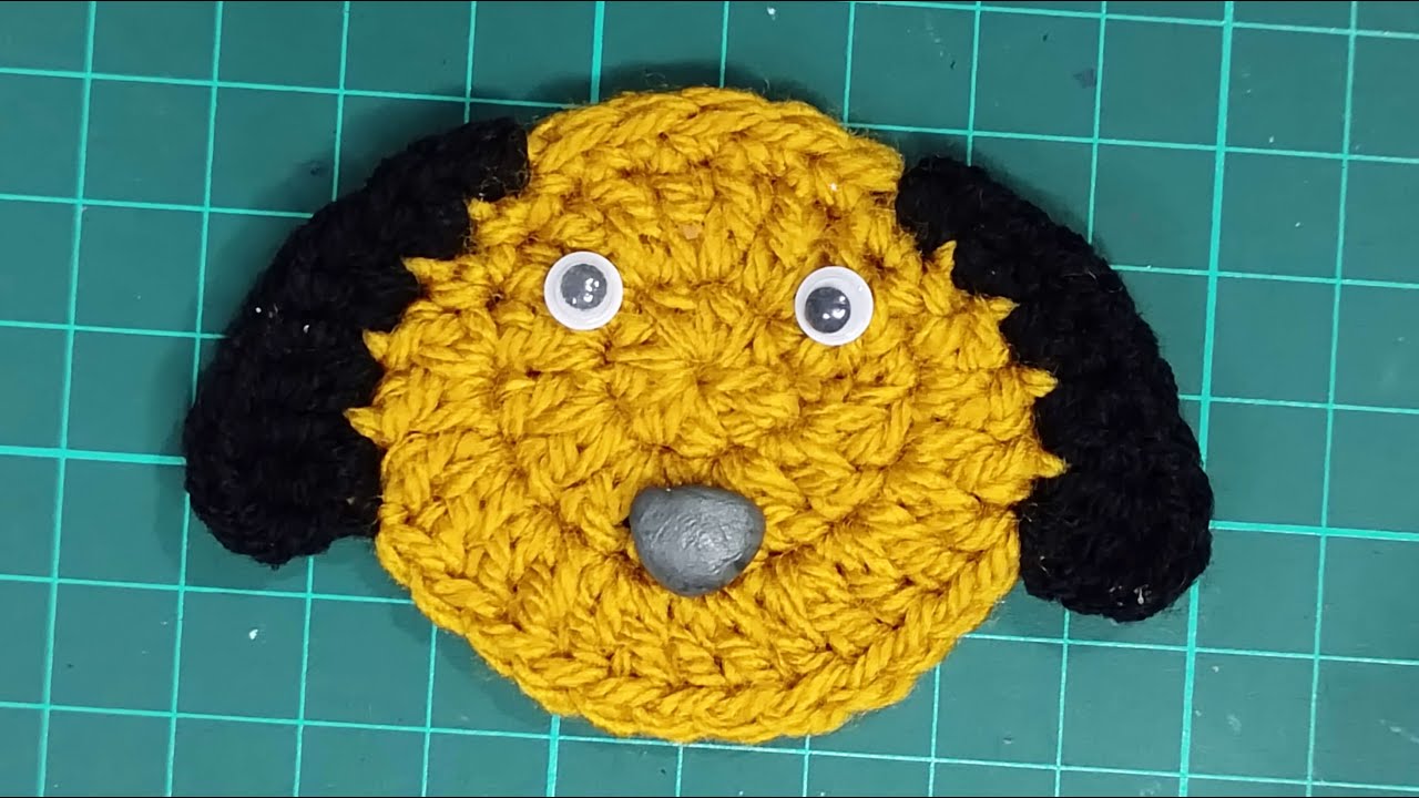 How to Crochet Dog Applique | Free Crochet Pattern of Dog Applique | Crochet Free Pattern
