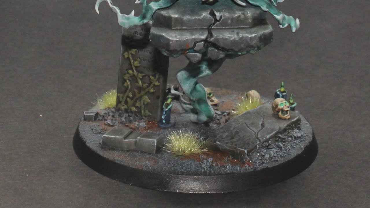 How to paint Nighthaunt Court Cemetery themed base