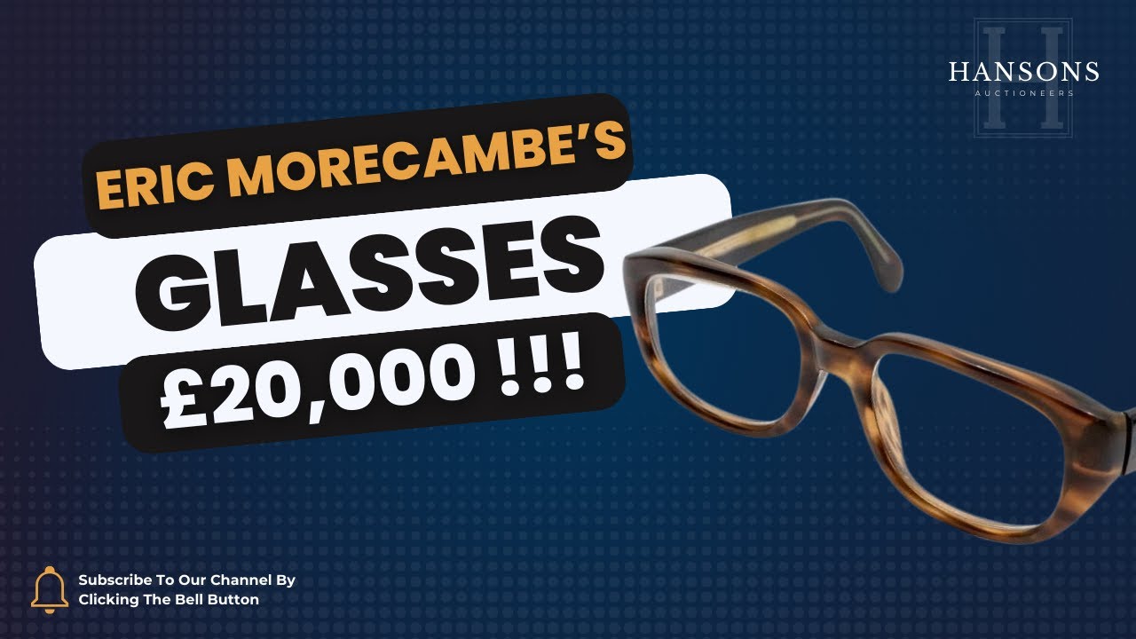 😱✨ Eric Morecambe’s iconic glasses sold for a mind-blowing £20,000 at auction!